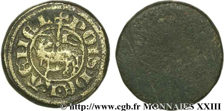 CHARLES IV AND PHILIPPE VI - MONETARY WEIGHT Poids monétaire pour l’agnel n.d.  VF