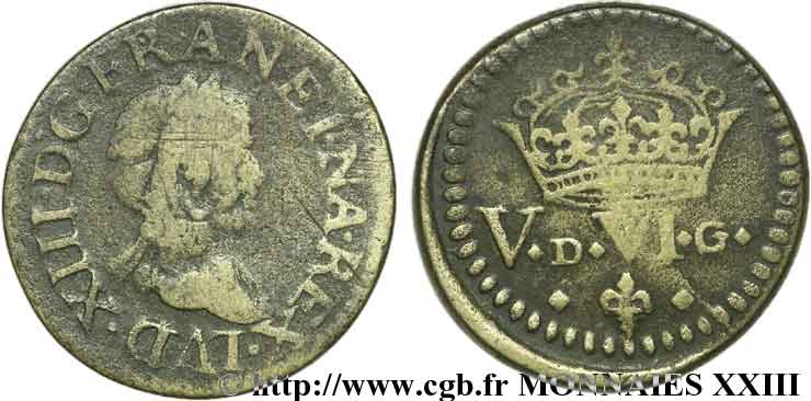 LOUIS XIII  Poids monétaire pour le louis de Louis XIII (à partir de 1640) n.d.  RC+/BC