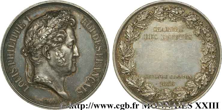 LUIS FELIPE I Médaille parlementaire Ar 41 EBC
