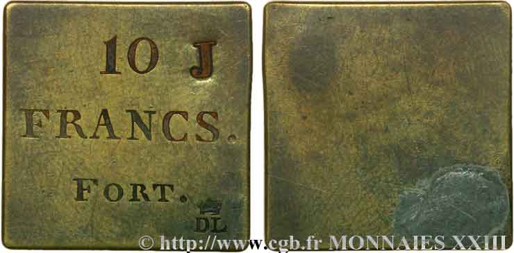 Poids monétaire pour la pièce de 10 francs Cérès n.d. Paris Pom.II/cf. 112 “faible” BB 