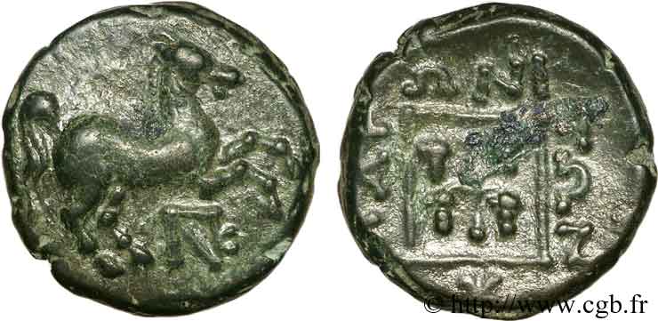 THRACE - MARONEIA Bronze, (PB, Æ 15) AU/AU