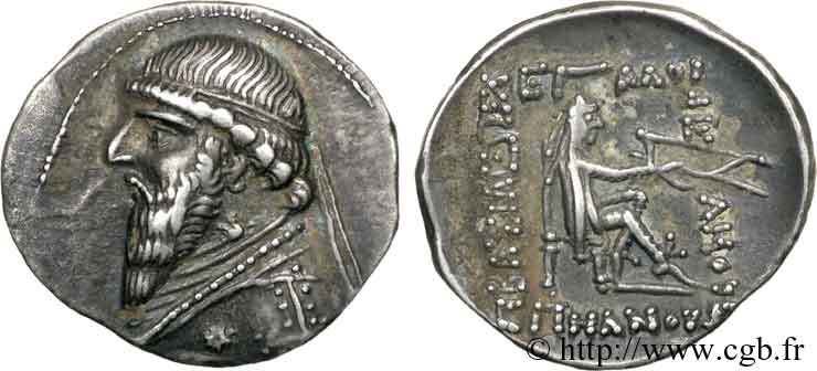 PARTHIA - PARTHIAN KINGDOM - MITHRADATES II Drachme AU