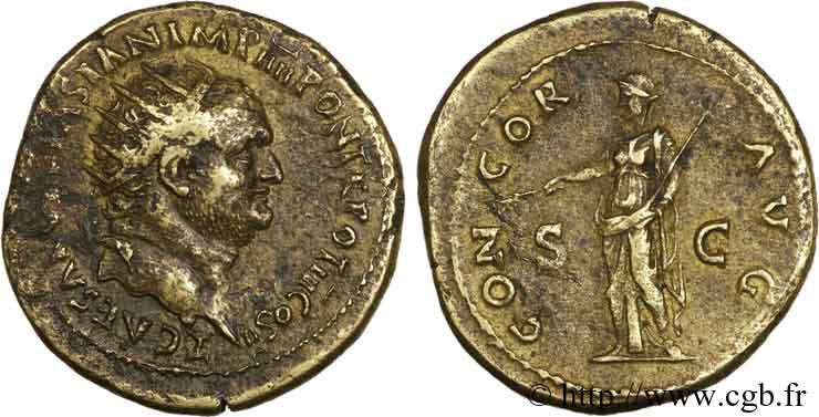 TITO Dupondius, (MB, Æ 28) XF