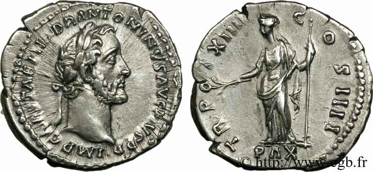 ANTONINO PIO Denier SPL