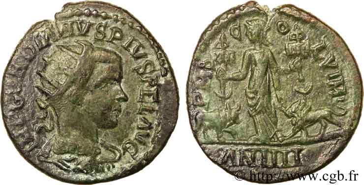 GORDIANO III Dupondius AU
