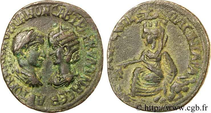 GORDIANUS III and TRANQUILLINA Tetrassaria XF