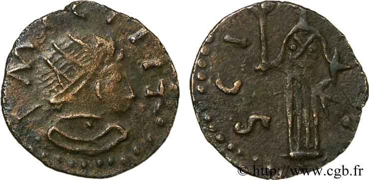 TETRICO II Antoninien, minimi (imitation) q.BB