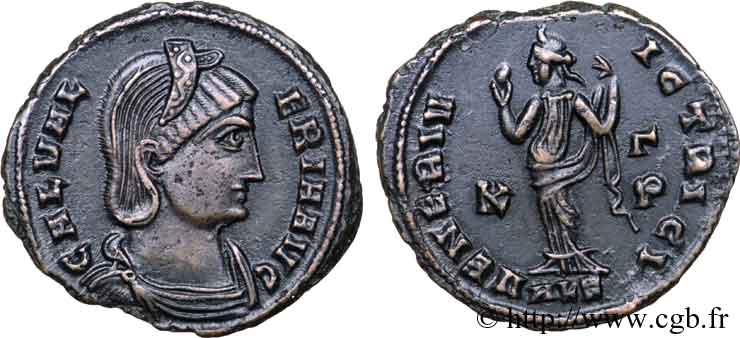 GALERIA VALERIA Follis ou nummus AU