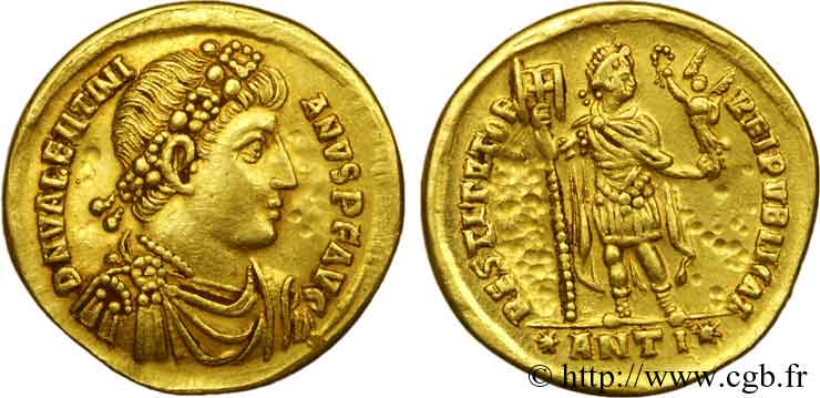 VALENTINIAN I Solidus XF