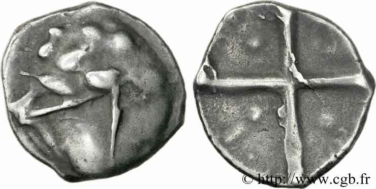 GALLIA - SOUTH WESTERN GAUL - LONGOSTALETES (Area of Narbonne) Drachme “au style languedocien” XF/VF