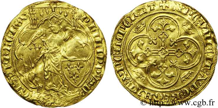 PHILIP VI OF VALOIS Ange d or n.d.  VF/XF