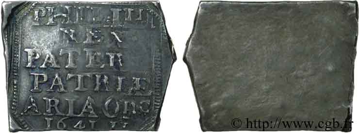 ARTOIS - AIRE-SUR-LA-LYS - PHILIP IV OF SPAIN Monnaie obsidionale de 2 livres VF