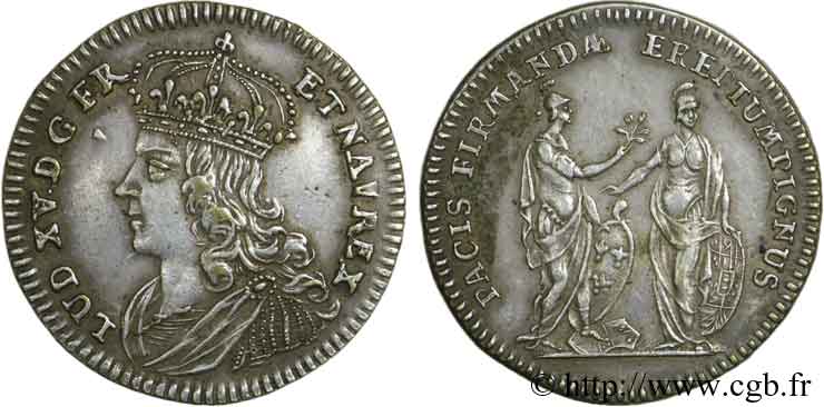 LOUIS XV  THE WELL-BELOVED  La prise de Fontarabie (pays Basque) EBC