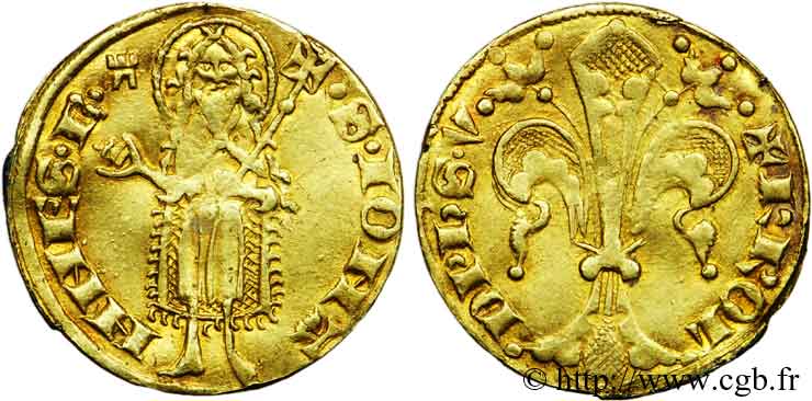 DAUPHINE - DAUPHINS OF VIENNOIS - CHARLES V Florin d or MBC