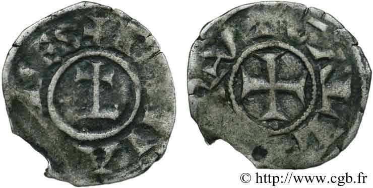 ARCHBISCHOP OF LYON - ANONYMOUS COINAGE Obole BC+