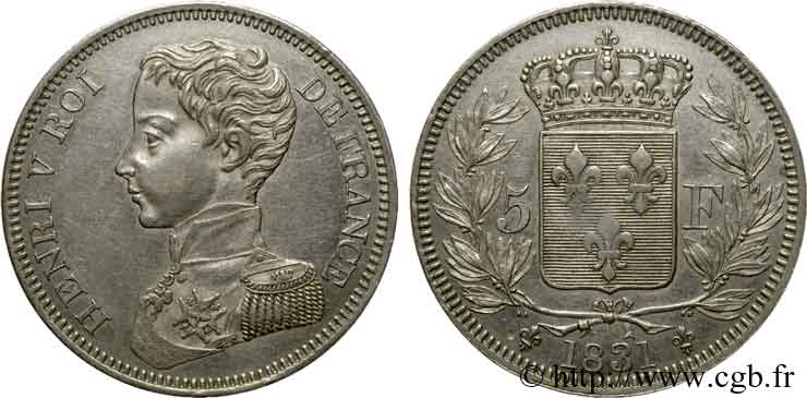 5 francs 1831  VG.2690  VZ 