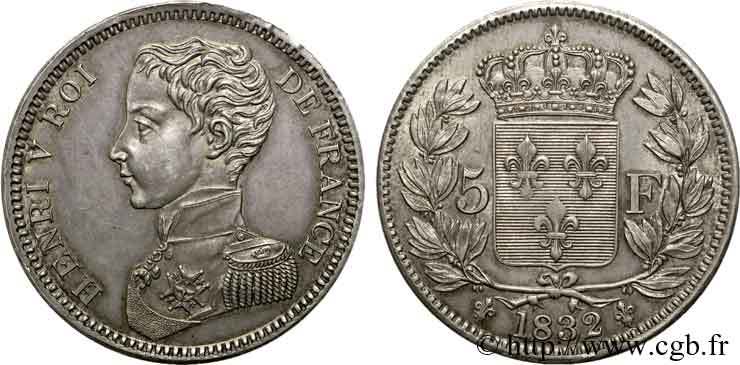 5 francs 1832  VG.2692  fST 