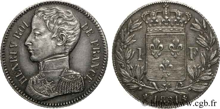 1 franc 1831  VG.2705  SUP 