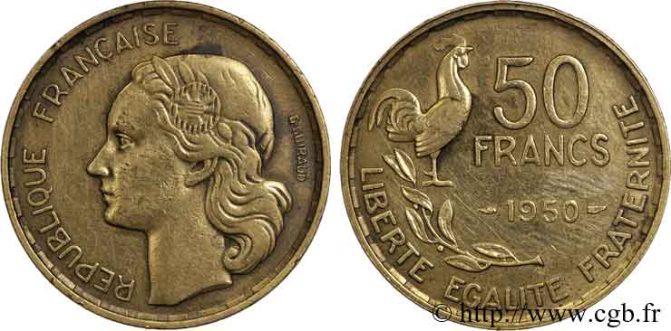 50 francs Guiraud 1950 Paris F.425/3 MBC 