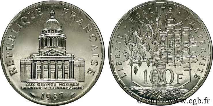 100 francs Panthéon 1987  F.451/7 MS 