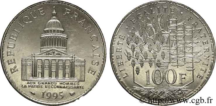 100 francs Panthéon 1995 Pessac F.451/16 EBC 