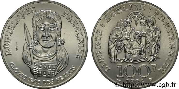 Essai de 100 francs Clovis 1996 Pessac F.464/1 ST 
