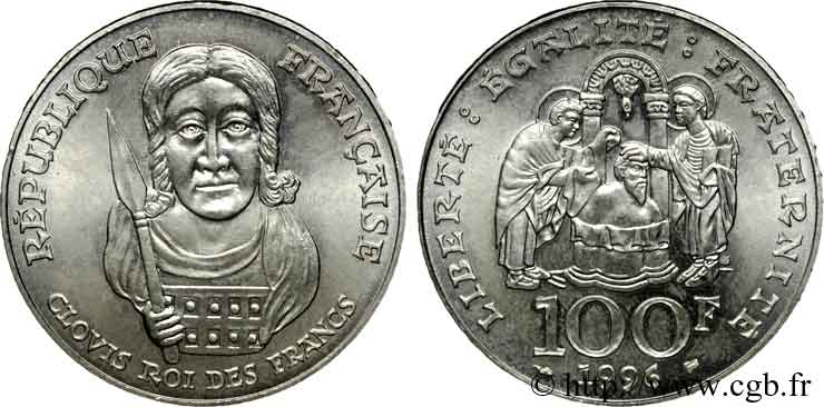 100 francs Clovis 1996 Pessac F.464/2 SUP 