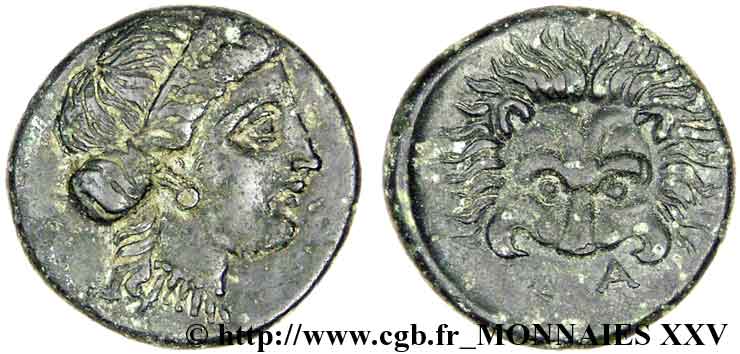 JONIA - ISLAS DE JONIA - SAMOS Bronze, (PB, Æ 15) EBC