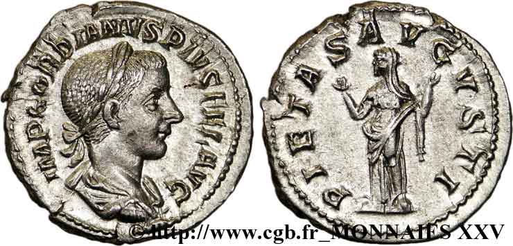 GORDIANUS III Denier fST