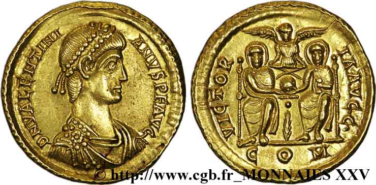 VALENTINIAN II Solidus AU