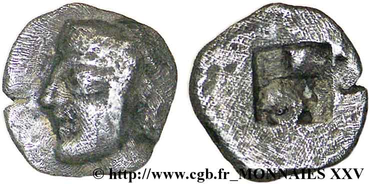 MASSALIA - MARSEILLES Trois-quarts de litra du type du trésor d Auriol à la tête d Athéna VF