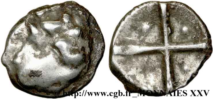 GALLIA - SOUTH WESTERN GAUL - LONGOSTALETES (Area of Narbonne) Drachme “au style languedocien” VF