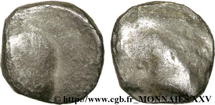 GALLIA - SOUTH WESTERN GAUL - TARUSATES (Area of Tartas) Drachme dite “à la paire de fesses” XF