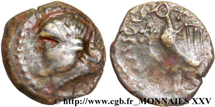 GALLIA - CARNUTES (Región de la Beauce) Bronze VOCVNILIOS à l’aigle BC+