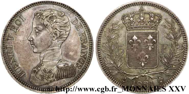 5 francs 1831  VG.2690  SC 