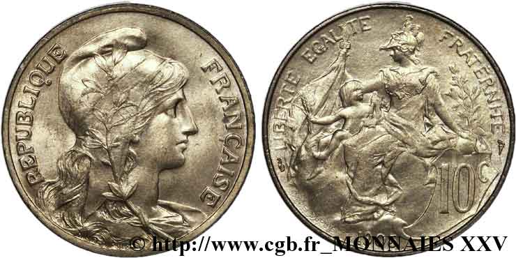 10 centimes Daniel-Dupuis 1905 Paris F.136/14 SPL 