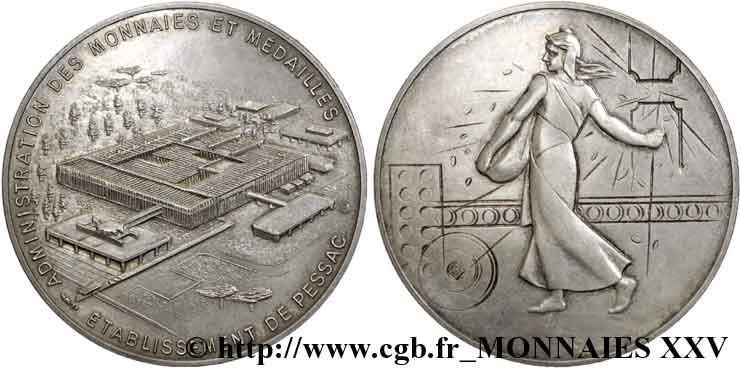 Module de 50 francs, ouverture de l’établissement monétaire de Pessac ? n.d. Pessac G881  VZ 