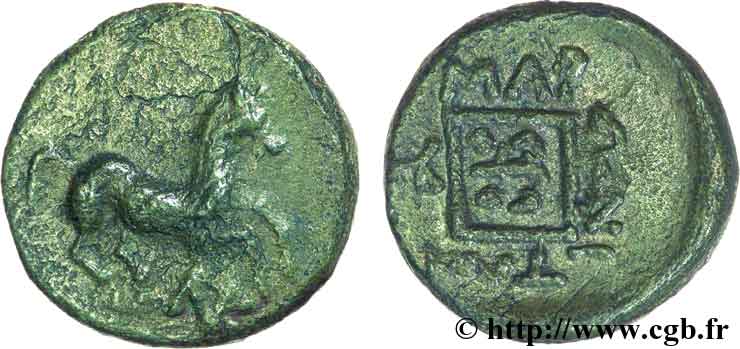 THRACE - MARONEIA Bronze, (PB, Æ 15) XF