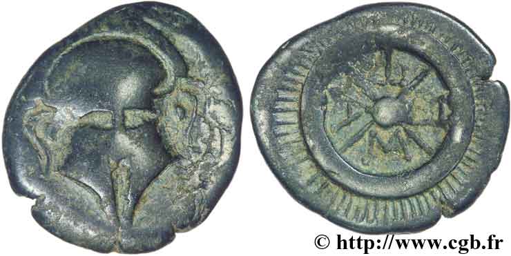 THRACE - MESEMBRIA Bronze, (PB, Æ 17) VF
