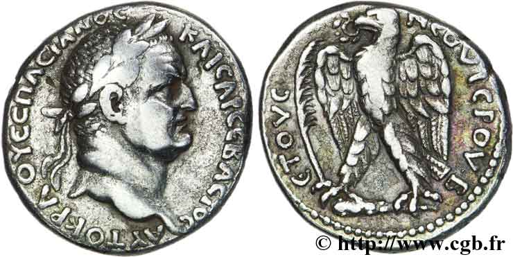 VESPASIANO Tétradrachme syro-phénicien q.SPL