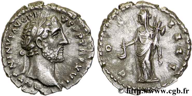 ANTONINUS PIUS Denier AU