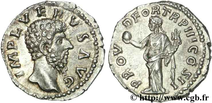 LUCIUS VERUS Denier MS/MS