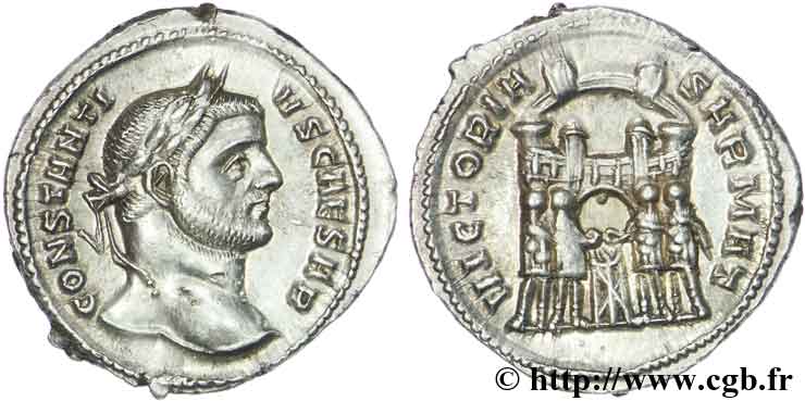 CONSTANTIUS I Argenteus MS