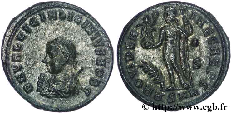 LICINIO II FIGLIO Follis ou nummus AU