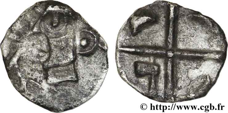 GALLIA - SUDOVESTE DELLA GALLIA - VOLCÆ TECTOSAGES (Regione di Tolosa) Obole de style hybride entre “cubiste et romanisé” XF