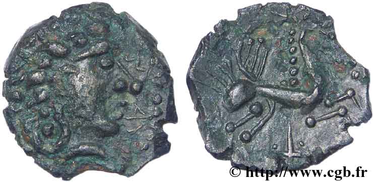 GALLIA - CARNUTES (Regione della Beauce) Bronze au pégase XF