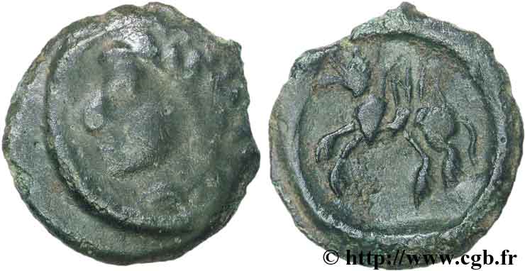 DUROCASSES (Regione di Dreux) Bronze SNIA au loup VF/XF