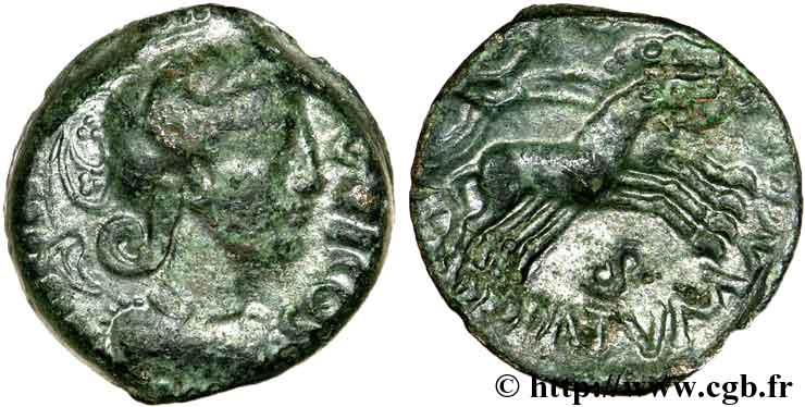 VELIOCASSES (Regione di Normandia) Bronze SVTICOS, classe VI au bige VF/XF