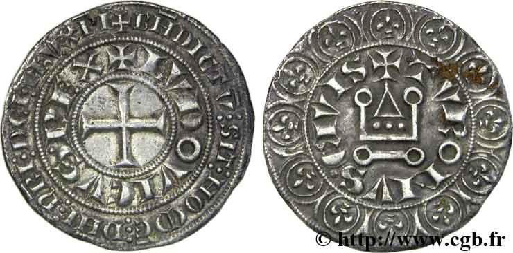 LUDWIG IX  SAINT LOUIS  Gros tournois après 1266  SS