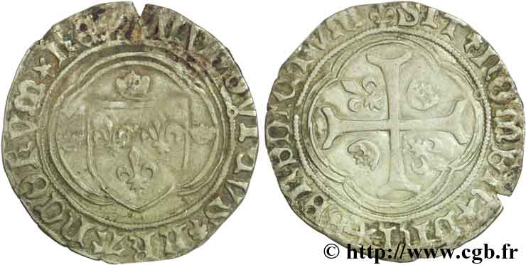 LOUIS XII  Douzain ou grand blanc à la couronne 25/04/1498 Toulouse SS